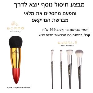 מברשת מייק אפ בורדו מבצע מוגבל